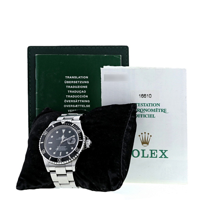 Reloj Rolex Submariner Date de acero Ref :  16610 Circa  2001