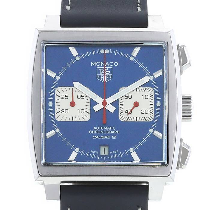 Orologio TAG Heuer Monaco in acciaio Ref :  CAW2111-0 Circa  2000