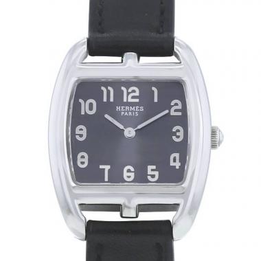 Hermès Cape Cod Tonneau watch in stainless steel Ref:  CT1.210 Circa  2000
