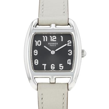 Reloj Hermès Cape Cod Tonneau de acero Ref :  CT1.201 Circa  2010