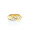 Chaumet 1970's ring in yellow gold,  white gold and diamonds - 360 thumbnail