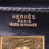 Hermes Kelly 32 cm handbag in black box leather - Detail D4 thumbnail