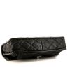 Chanel Up In The Air shoulder bag in black quilted grained leather - Detail D5 thumbnail