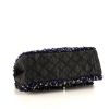 Chanel 2.55 handbag in grey denim canvas and tweed - Detail D5 thumbnail