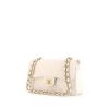 Chanel Timeless handbag in white quilted leather - 00pp thumbnail