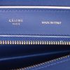 Bolso de mano Celine Trapeze en cuero azul y ante azul - Detail D4 thumbnail