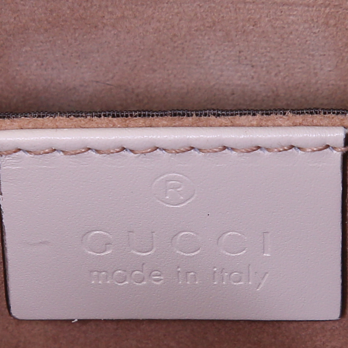 Borsa a tracolla Gucci Sylvie in pelle bianca - Detail D3
