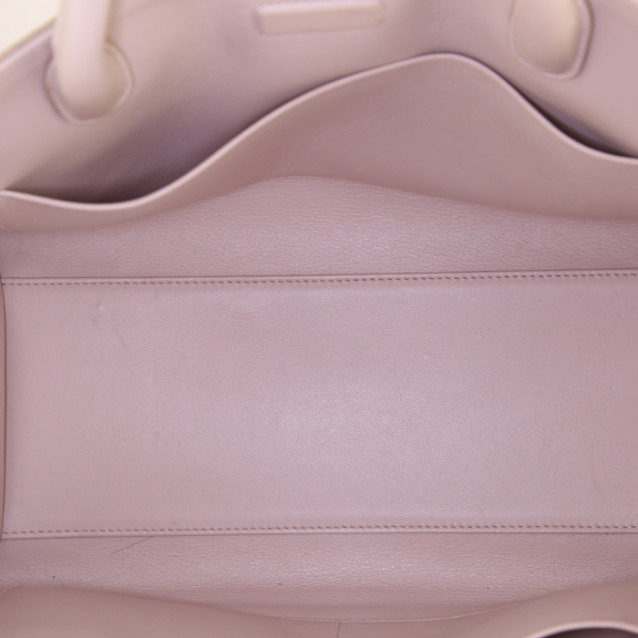 Dior Diorever handbag in beige grained leather - Detail D3