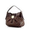 Louis Vuitton Sistina handbag in ebene damier canvas and brown - 00pp thumbnail