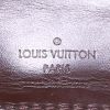 Borsa Louis Vuitton Sistina in tela cerata con motivo a scacchi ebano e pelle lucida marrone - Detail D3 thumbnail