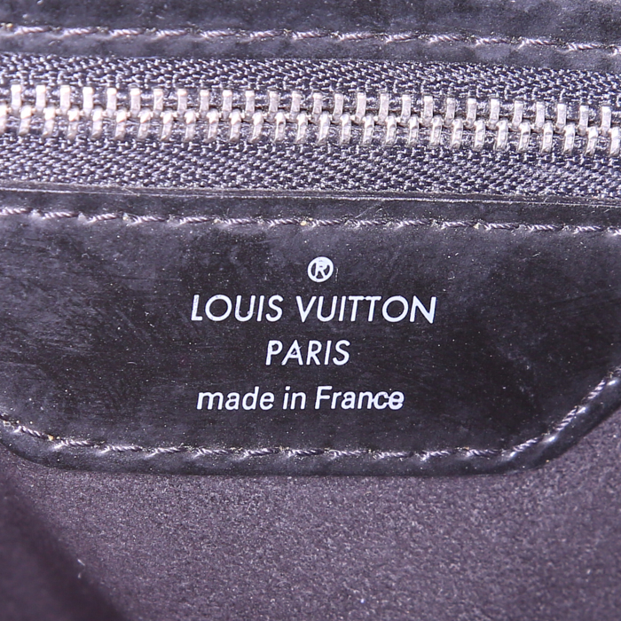 Bolso de mano Louis Vuitton Mirabeau en cuero Epi negro - Detail D3