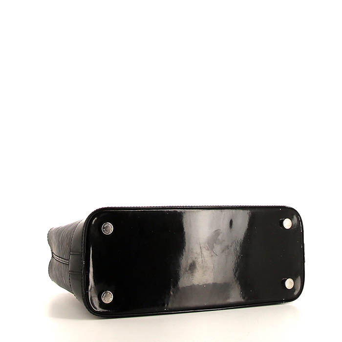 Bolso de mano Louis Vuitton Mirabeau en cuero Epi negro - Detail D4
