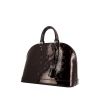 Borsa Louis Vuitton Alma modello grande in pelle monogram marrone verniciato - 00pp thumbnail
