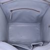 Bolso de mano Celine Luggage mini en cuero azul gris - Detail D2 thumbnail