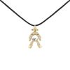 Articulated Chopard Happy Diamonds Clown large model pendant in yellow gold,  precious stones and diamonds - 00pp thumbnail