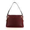 Chloé Roy Day handbag in burgundy leather and red suede - 360 thumbnail