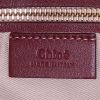 Bolso de mano Chloé Roy Day en cuero color burdeos y ante rojo - Detail D4 thumbnail
