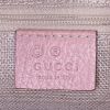Gucci Hobbo handbag in beige monogram canvas and pink grained leather - Detail D3 thumbnail