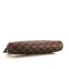 Bolso de mano Louis Vuitton Eva en lona a cuadros ébano y cuero marrón - Detail D5 thumbnail