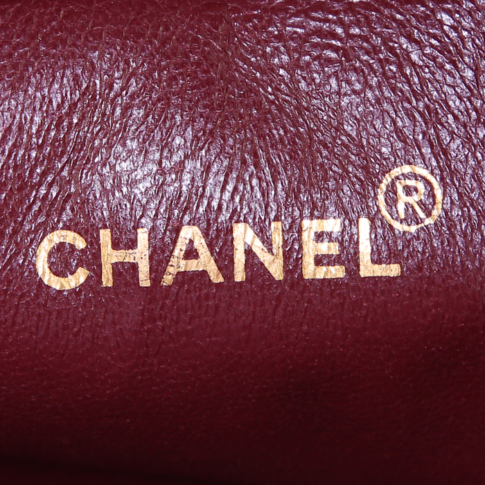 Shopping bag Chanel Grand Shopping in pelle trapuntata nera - Detail D3