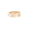 Cartier Love ring in pink gold and diamonds - 00pp thumbnail