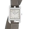 Hermes Cape Cod watch in silver - 00pp thumbnail