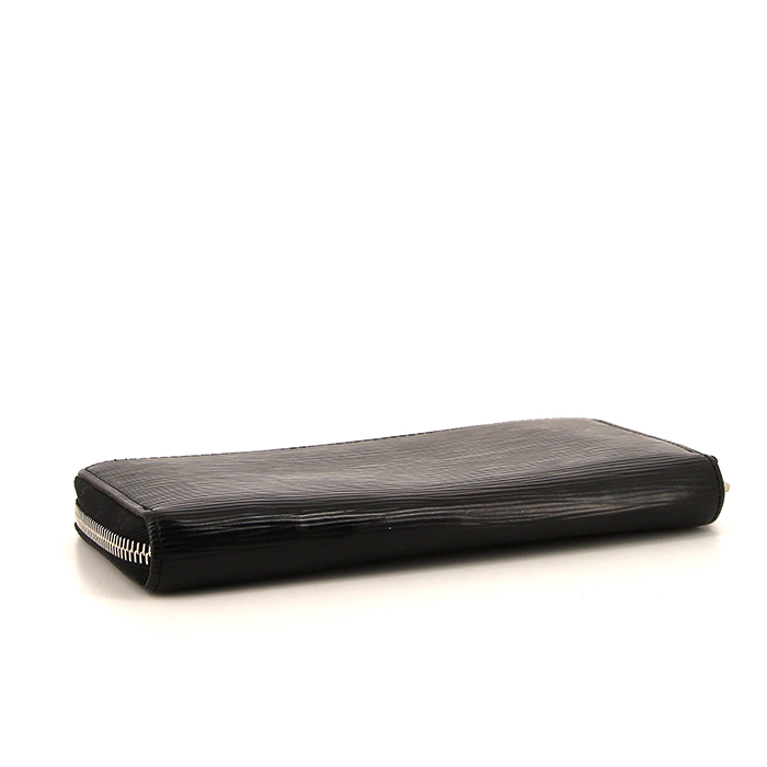 Louis Vuitton Zippy wallet in black epi leather - Detail D4