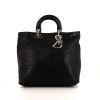 Dior Granville handbag in grey leather - 360 thumbnail