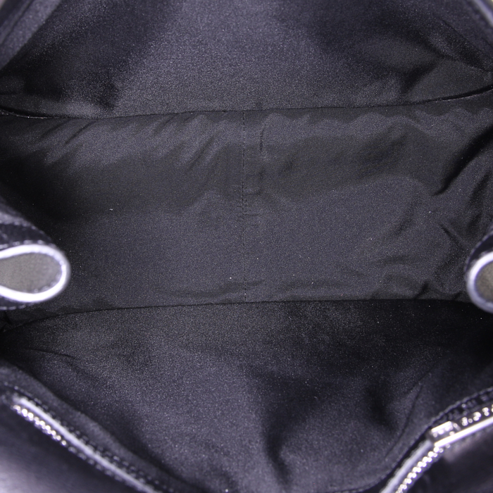 Bolso bandolera Tod's Double T en cuero negro - Detail D3
