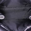 Tod's Double T shoulder bag in black leather - Detail D3 thumbnail