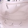 Gucci Floral Tote shopping bag in white canvas - Detail D2 thumbnail