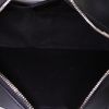 Bolso bandolera Gucci en lona Monogram gris antracita y cuero negro - Detail D2 thumbnail