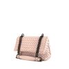 Bottega Veneta Olimpia small model shoulder bag in varnished pink intrecciato leather - 00pp thumbnail