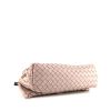 Bottega Veneta Olimpia small model shoulder bag in varnished pink intrecciato leather - Detail D5 thumbnail