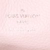 Louis Vuitton Double Zip pouch in beige and cream color empreinte monogram leather - Detail D4 thumbnail