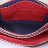 Louis Vuitton Double Zip pouch in blue and red empreinte monogram leather - Detail D3 thumbnail