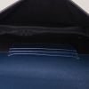 Salvatore Ferragamo Continental handbag/clutch in blue grained leather - Detail D2 thumbnail