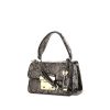 Miu Miu Coffer handbag in black and grey python - 00pp thumbnail