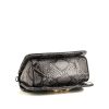 Miu Miu Coffer handbag in black and grey python - Detail D5 thumbnail