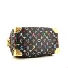 Louis Vuitton Speedy Editions Limitées handbag in multicolor and black monogram canvas and natural leather - Detail D4 thumbnail