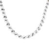 Articulated Hermes Torsade necklace in silver - 00pp thumbnail