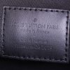 Borsa da viaggio Louis Vuitton Keepall 50 cm in tela monogram marrone e pelle nera - Detail D4 thumbnail