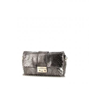 Dior Promenade handbag in grey python