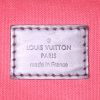Louis Vuitton Duomo Hobo shopping bag in ebene damier canvas and brown leather - Detail D3 thumbnail