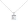 Collana Chopard Happy Diamonds Icon in oro bianco e diamante - 00pp thumbnail