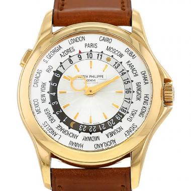 Montre Patek Philippe World Time en or rose Ref :  5130 Vers  2007