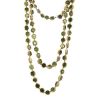 Line Vautrin, long necklace in Talosel and green mirrors, from the 1960's - 00pp thumbnail