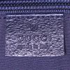 Shopping bag Gucci in tela monogram grigia e pelle blu - Detail D3 thumbnail