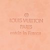 Sac de voyage Louis Vuitton Alize en toile monogram marron et cuir naturel - Detail D4 thumbnail