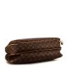 Bolsa de viaje Louis Vuitton Alize en lona Monogram marrón y cuero natural - Detail D5 thumbnail